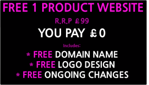 free 1 product website design