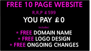 free 10 page website design uk