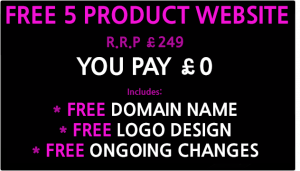 free 5 product website design